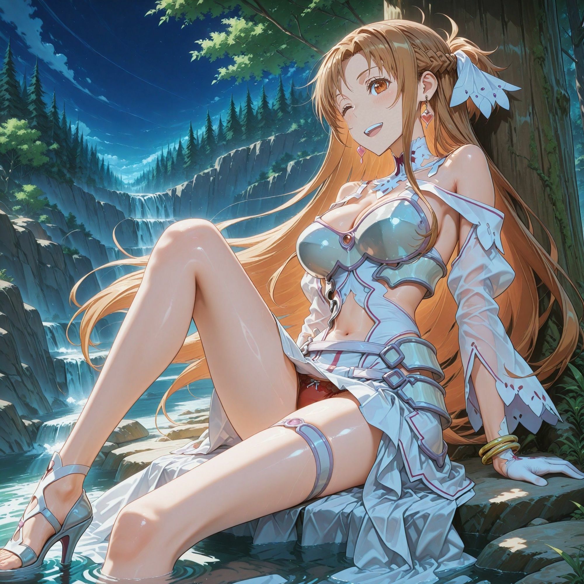 ヒロインの王道ア〇ナの綺麗なお顔からは想像できないだらしないアヘ顔がエロいですね_セックス玩具編