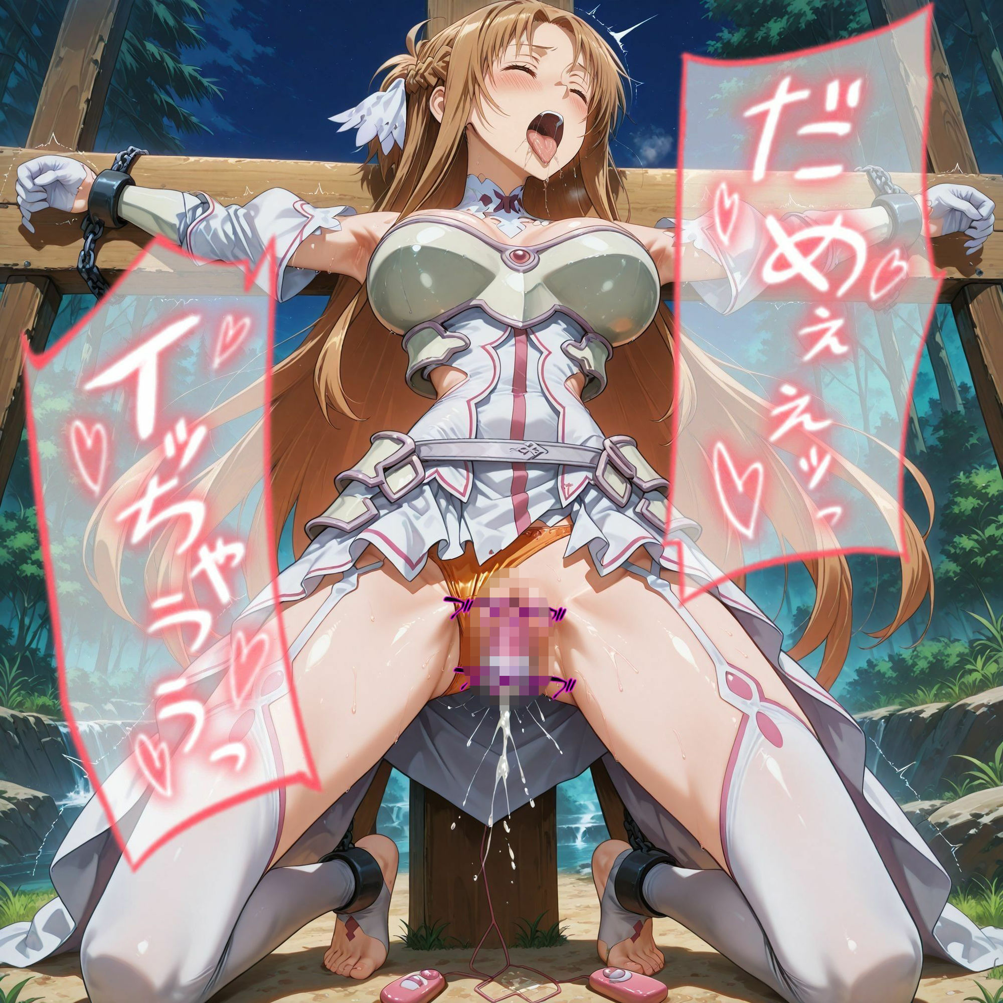 ヒロインの王道ア〇ナの綺麗なお顔からは想像できないだらしないアヘ顔がエロいですね_セックス玩具編