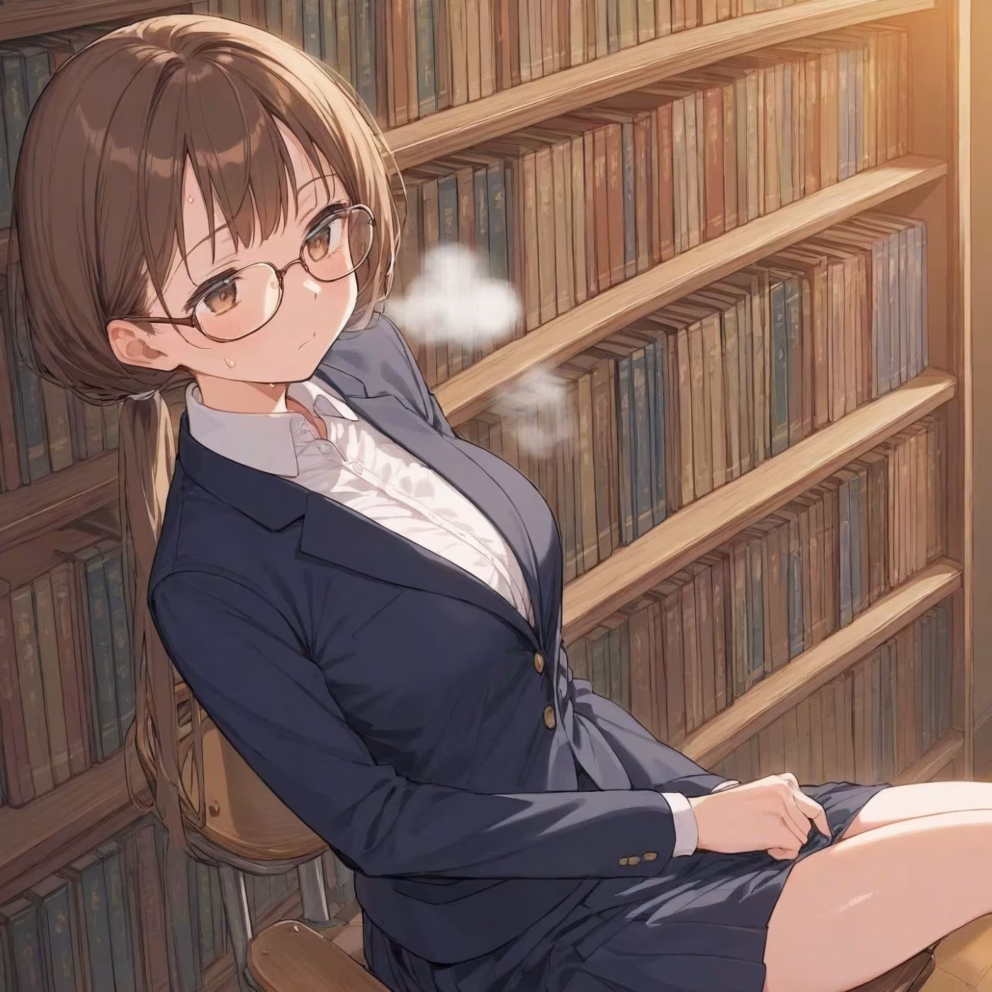 学園性活！図書委員と官能的な秘め事3【メガネ美少女の厳選CG350枚収録】