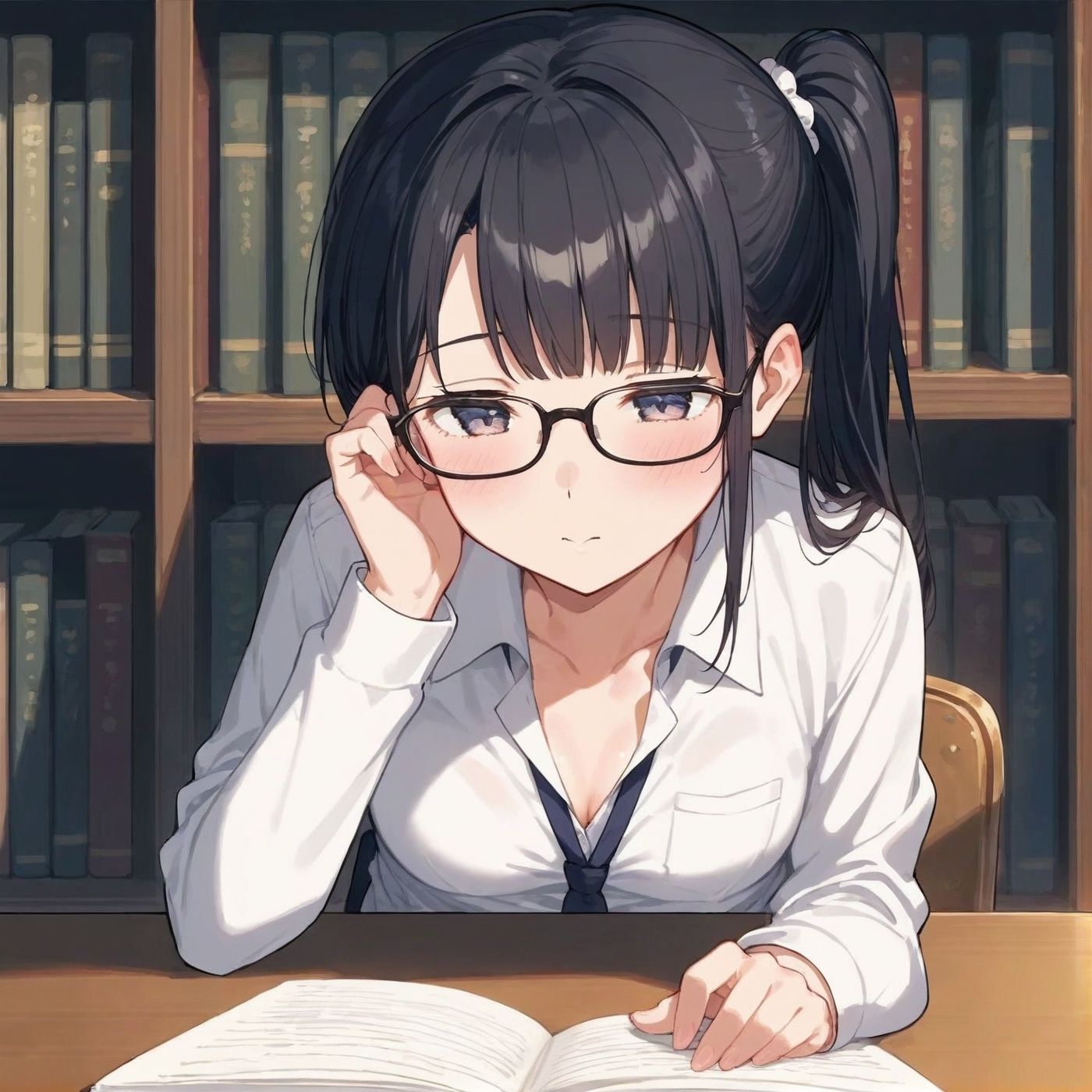 学園性活！図書委員と官能的な秘め事3【メガネ美少女の厳選CG350枚収録】