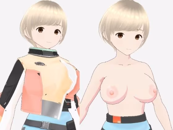 未来人っぽい巨乳おねえさん