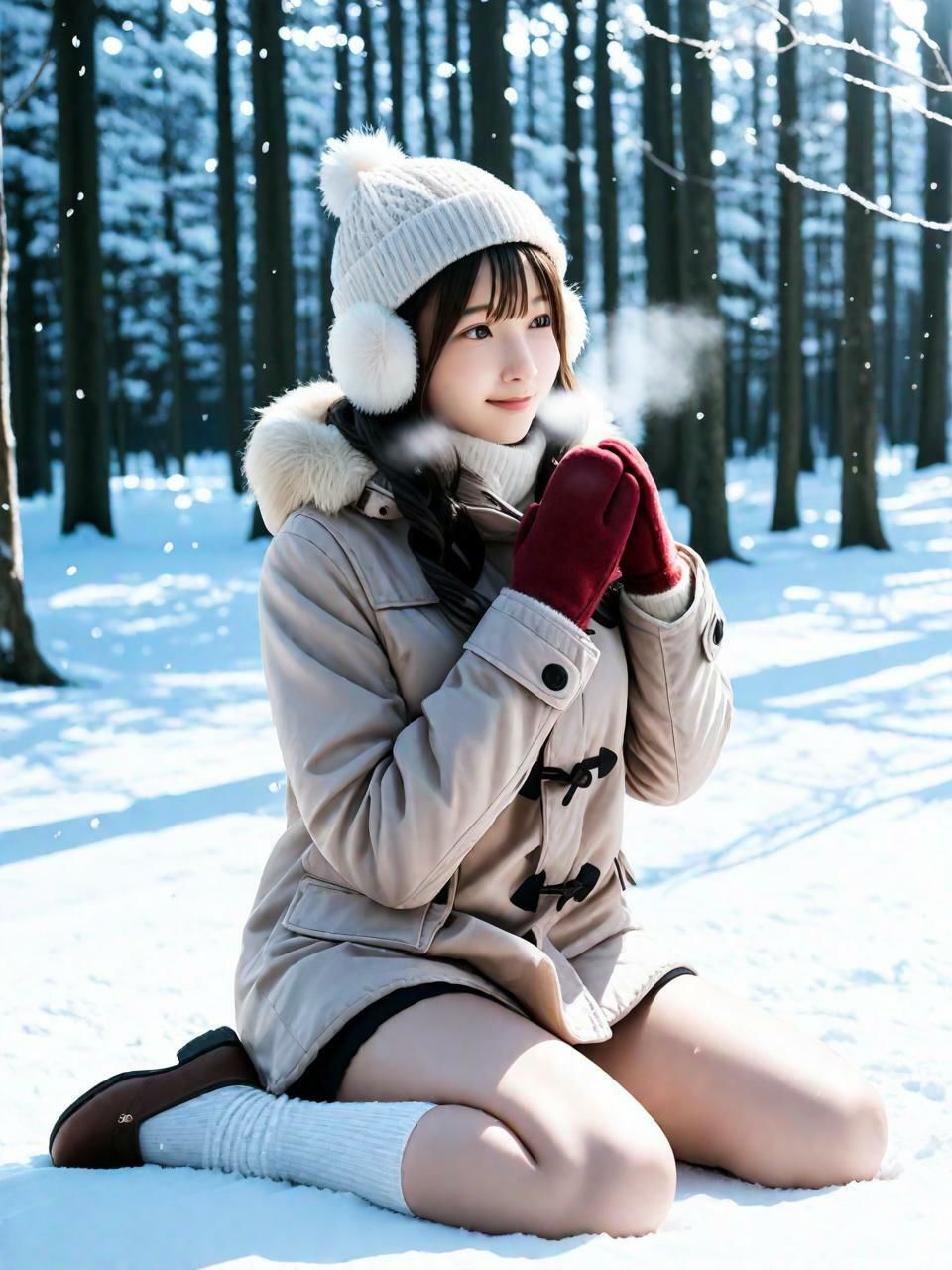 セックス雪の中（411枚）【実写系AI超リアルCG集ult】