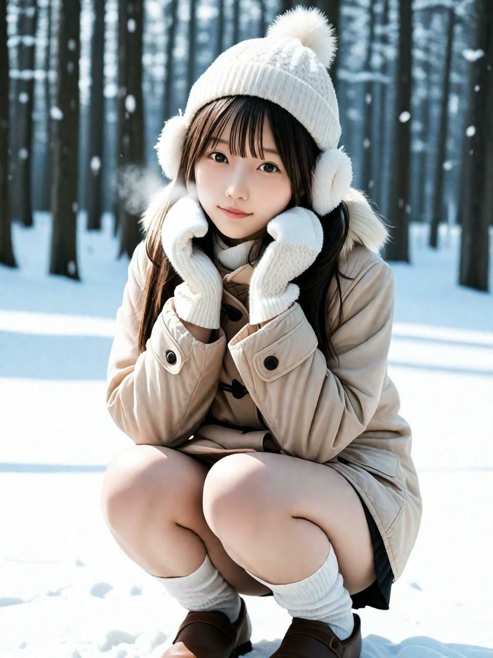 セックス雪の中（411枚）【実写系AI超リアルCG集ult】