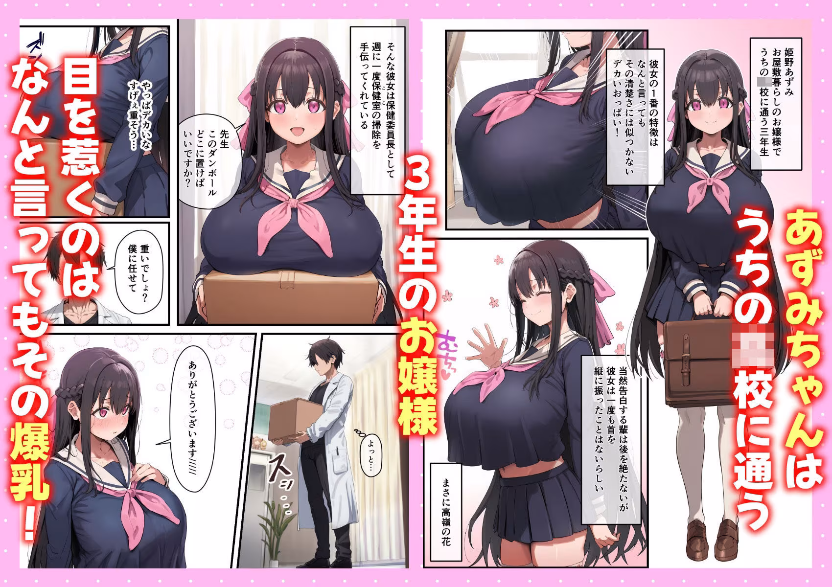 お嬢様JKの母乳管理をする話