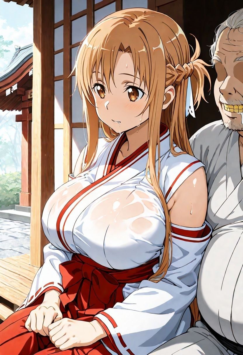 巫女バイトしてみたがバイト終わりの裏の仕事。。。〜結城明〇奈〜