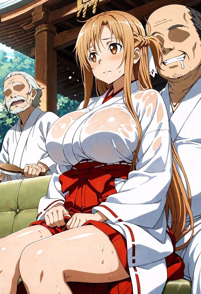 巫女バイトしてみたがバイト終わりの裏の仕事。。。〜結城明〇奈〜