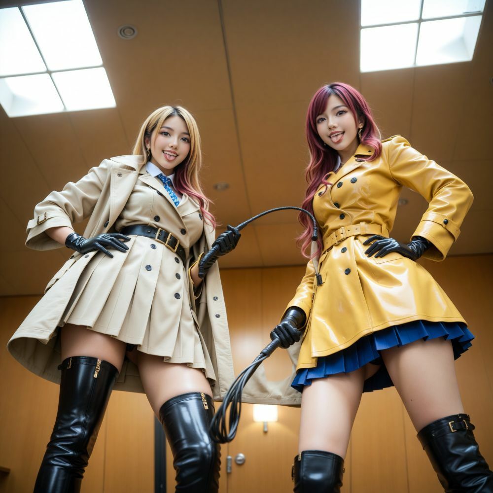 制服QUEEN ブーツ9 ＆ トレンチコート