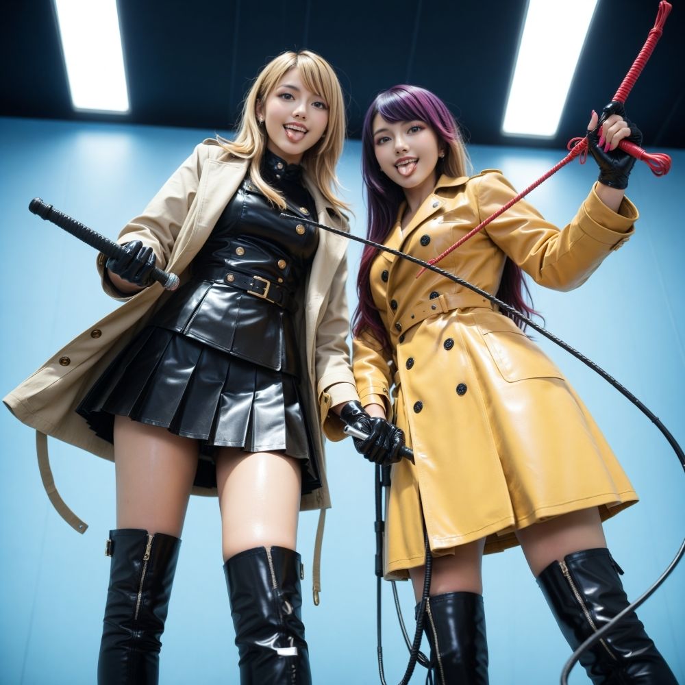 制服QUEEN ブーツ9 ＆ トレンチコート