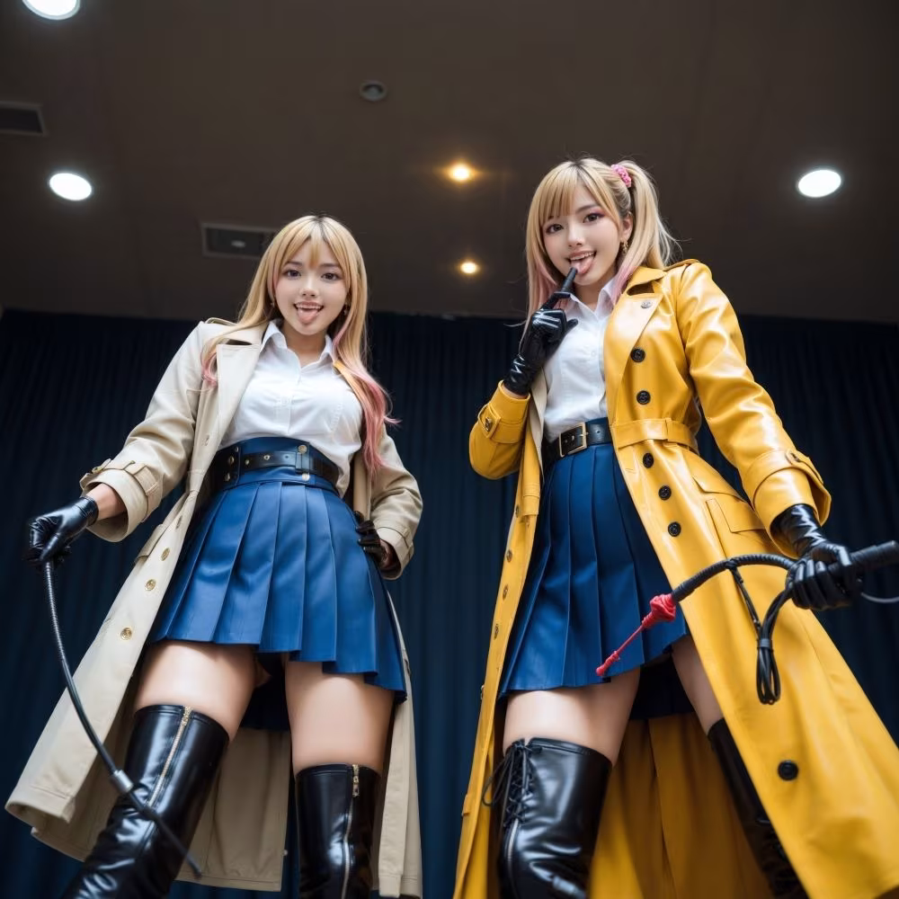 制服QUEEN ブーツ9 ＆ トレンチコート