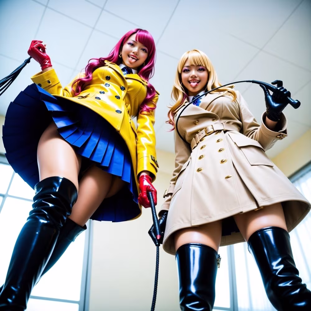 制服QUEEN ブーツ9 ＆ トレンチコート