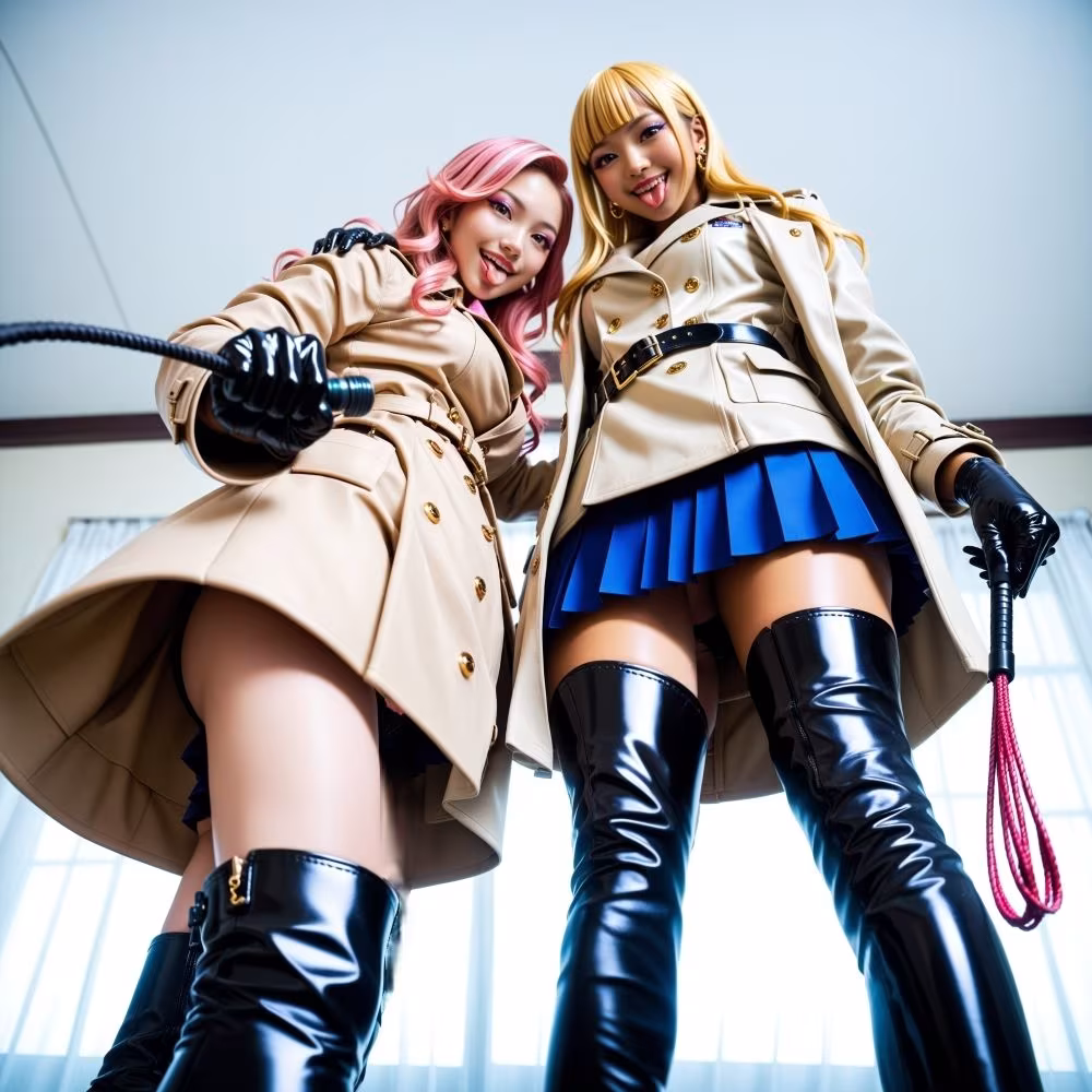 制服QUEEN ブーツ9 ＆ トレンチコート