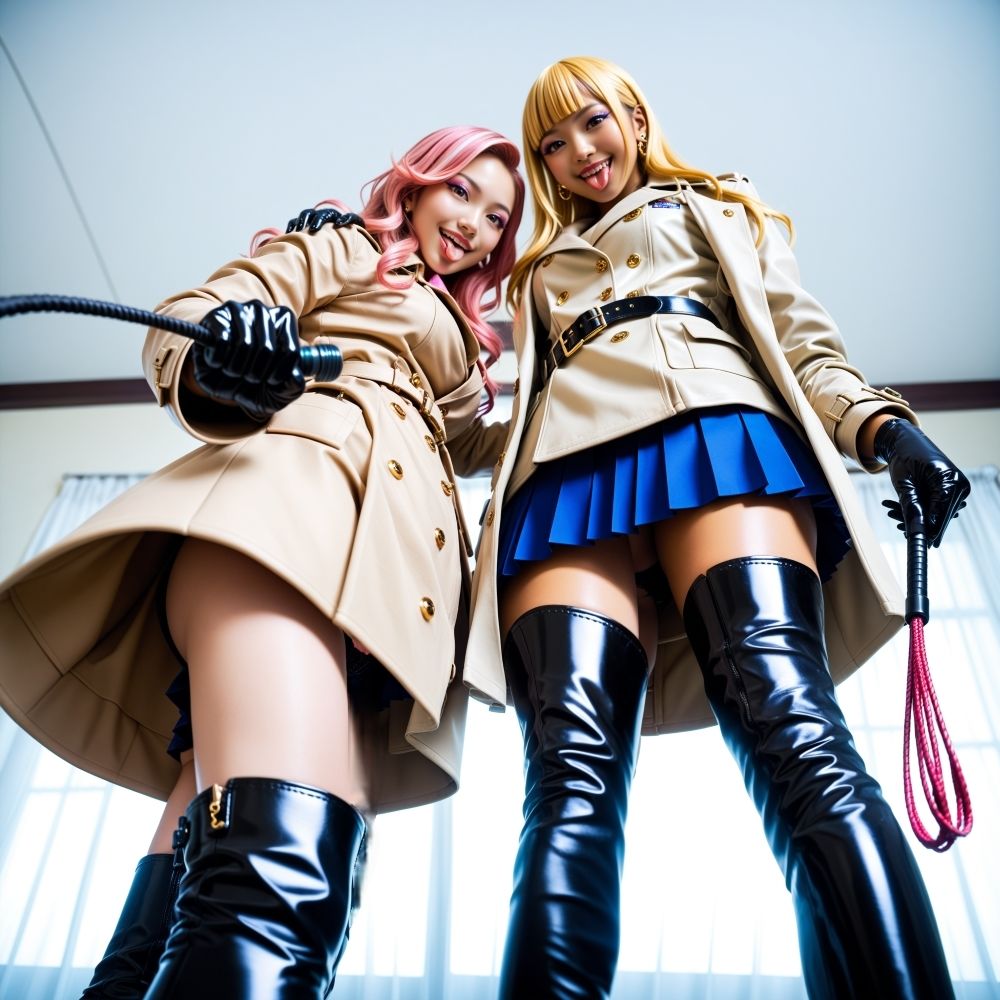 制服QUEEN ブーツ9 ＆ トレンチコート