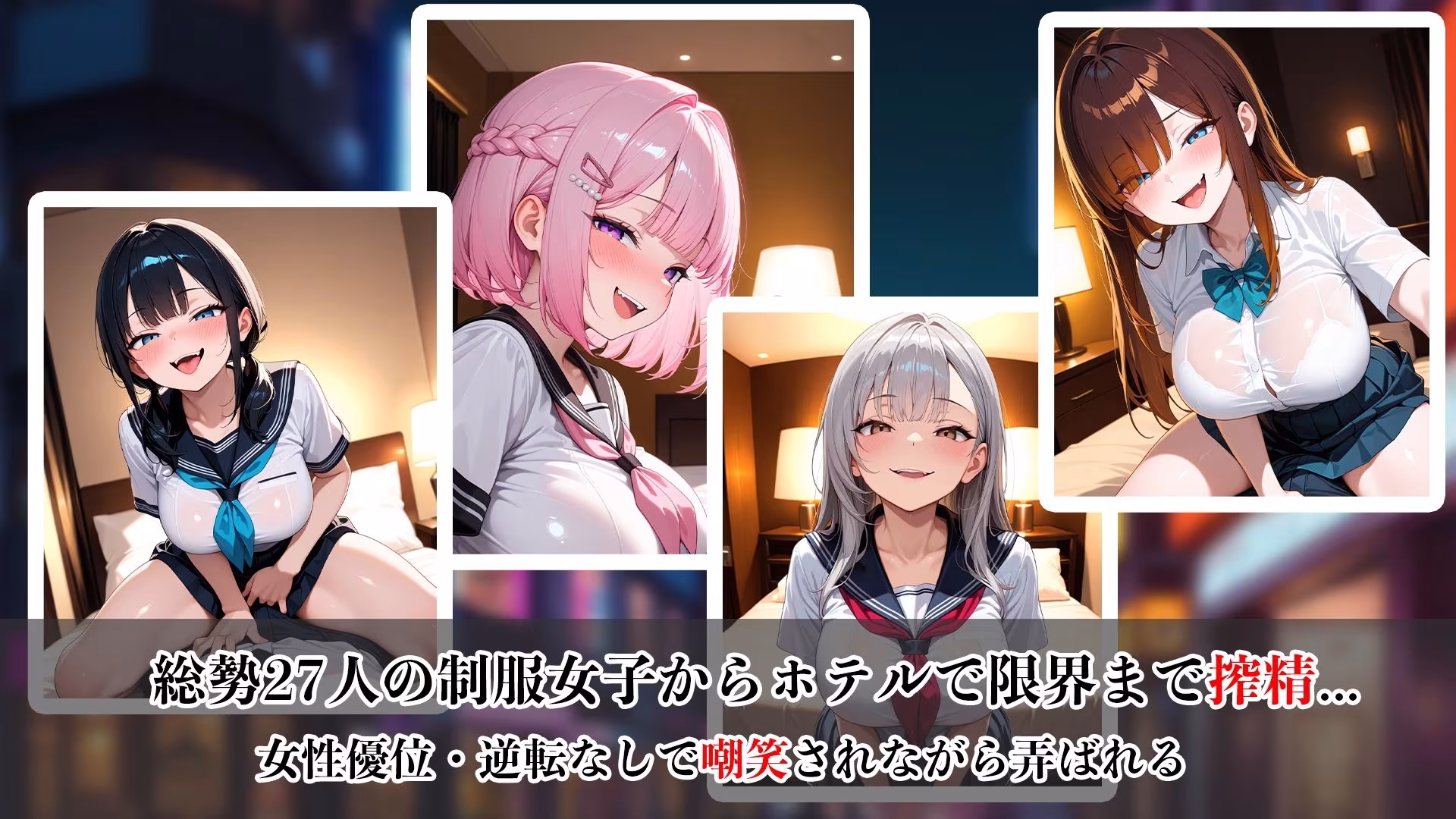 年下制服女子の秘密支配〜夜のホテルで惨めに搾り尽くされる快楽地獄〜