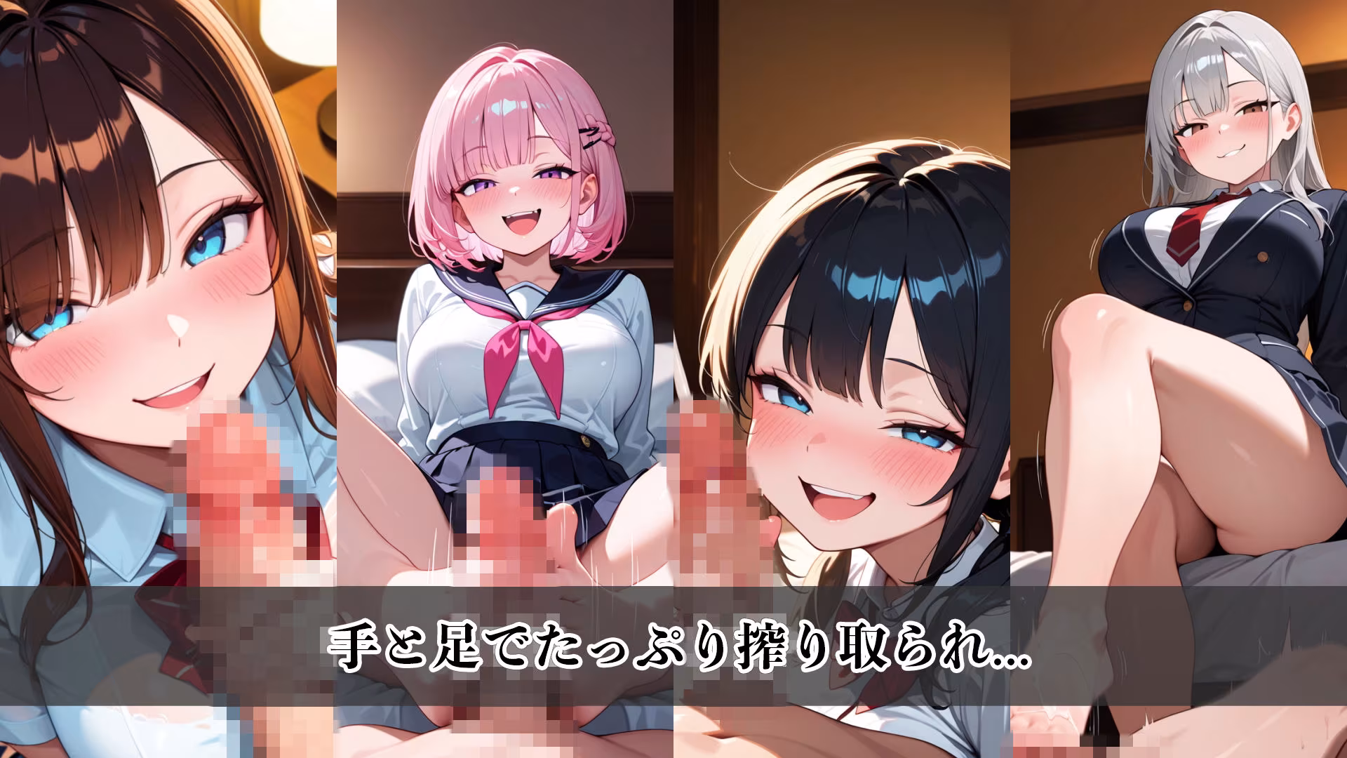 年下制服女子の秘密支配〜夜のホテルで惨めに搾り尽くされる快楽地獄〜