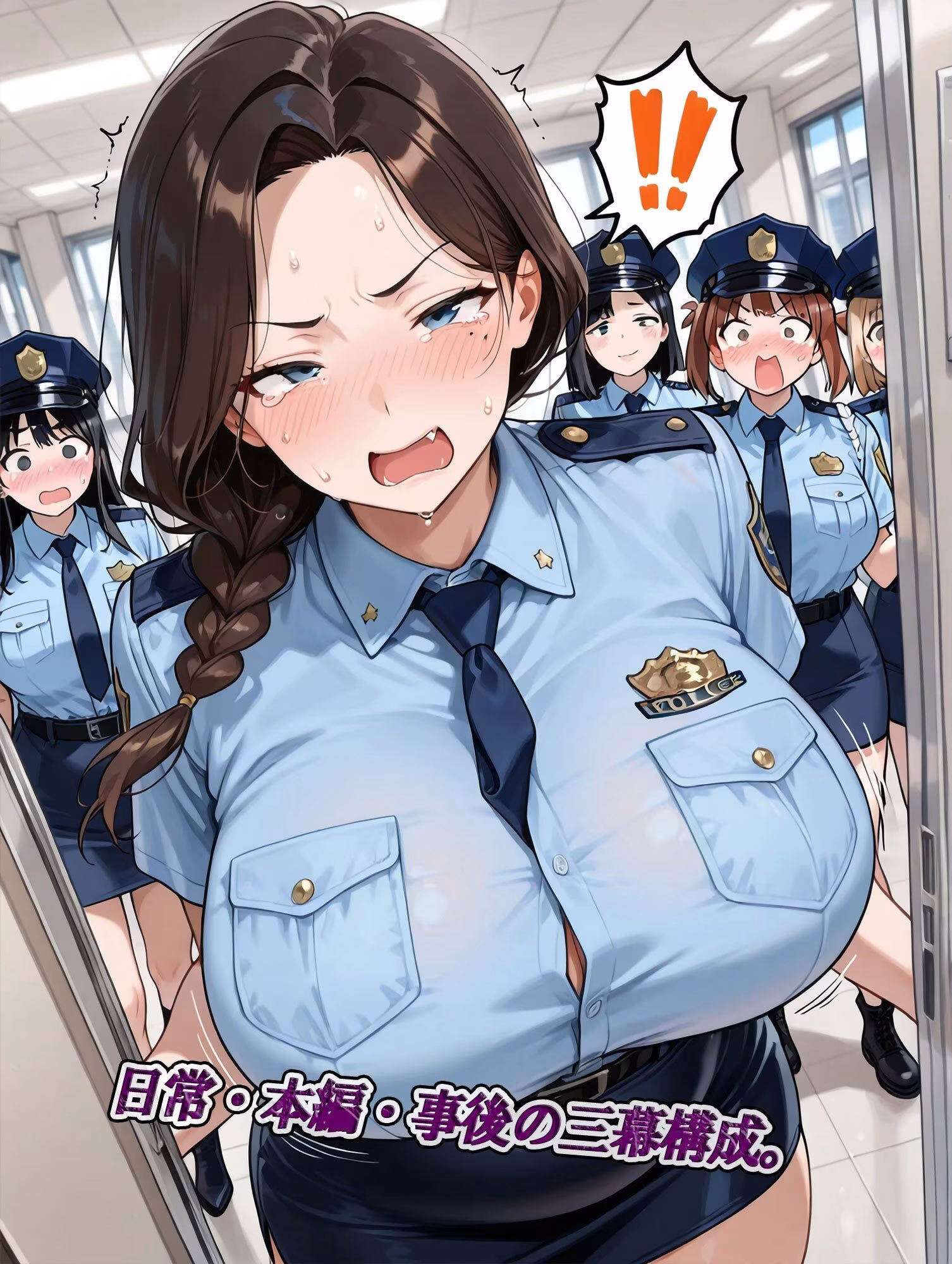 人妻ミニスカポリス被虐乱交〜男たちに服従し、堕ちていく熟女たち〜