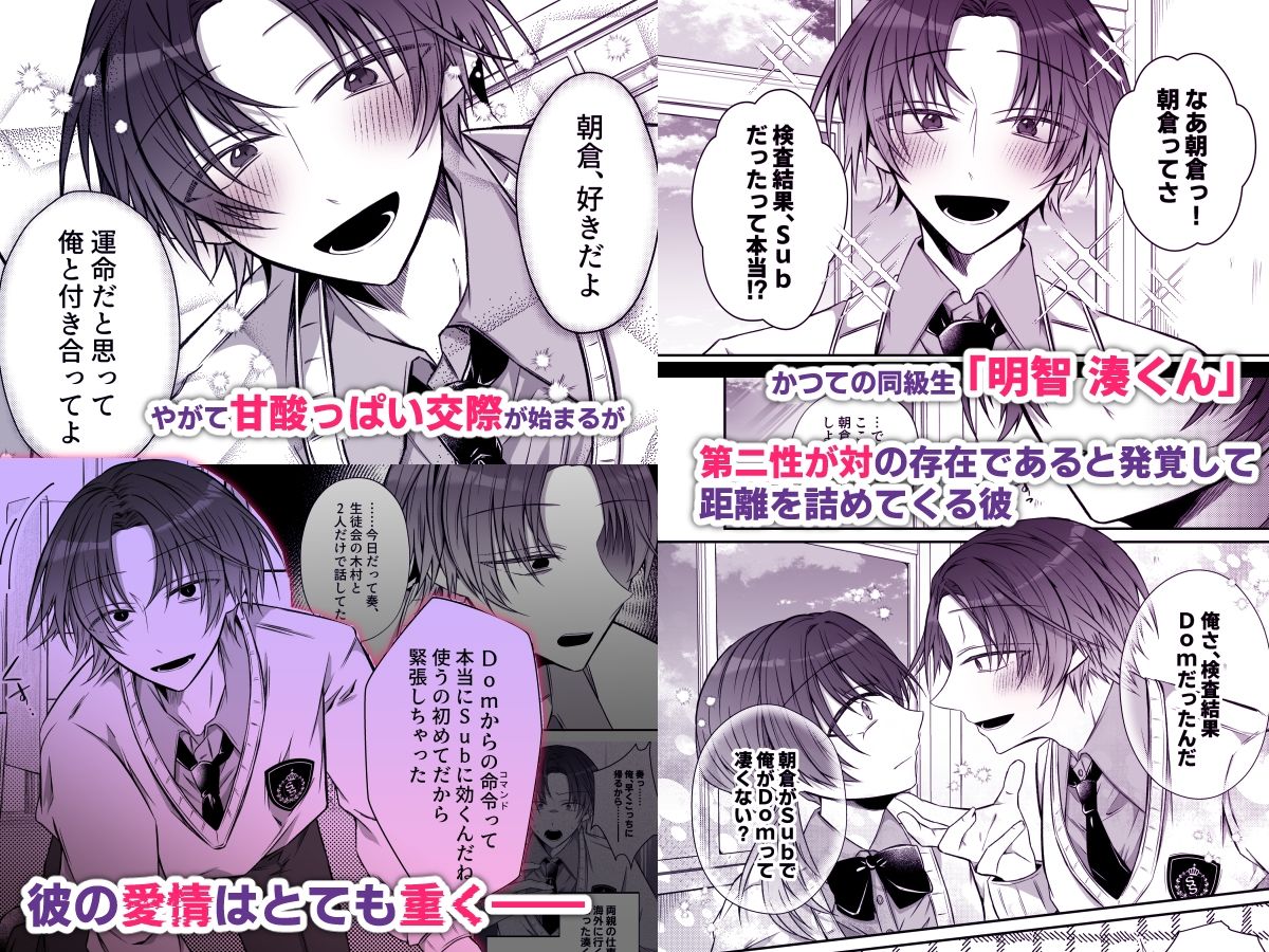 激重愛情を抱えたお医者さんなDomの湊くんは本能を煽るのが上手