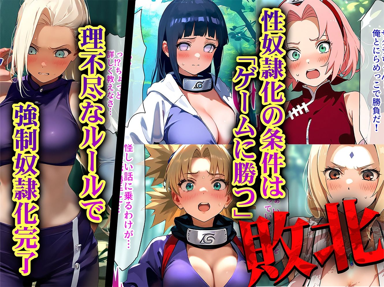 負けたら即性支配〜可哀そうなほどヤられたヒロインたち〜NARUT●編