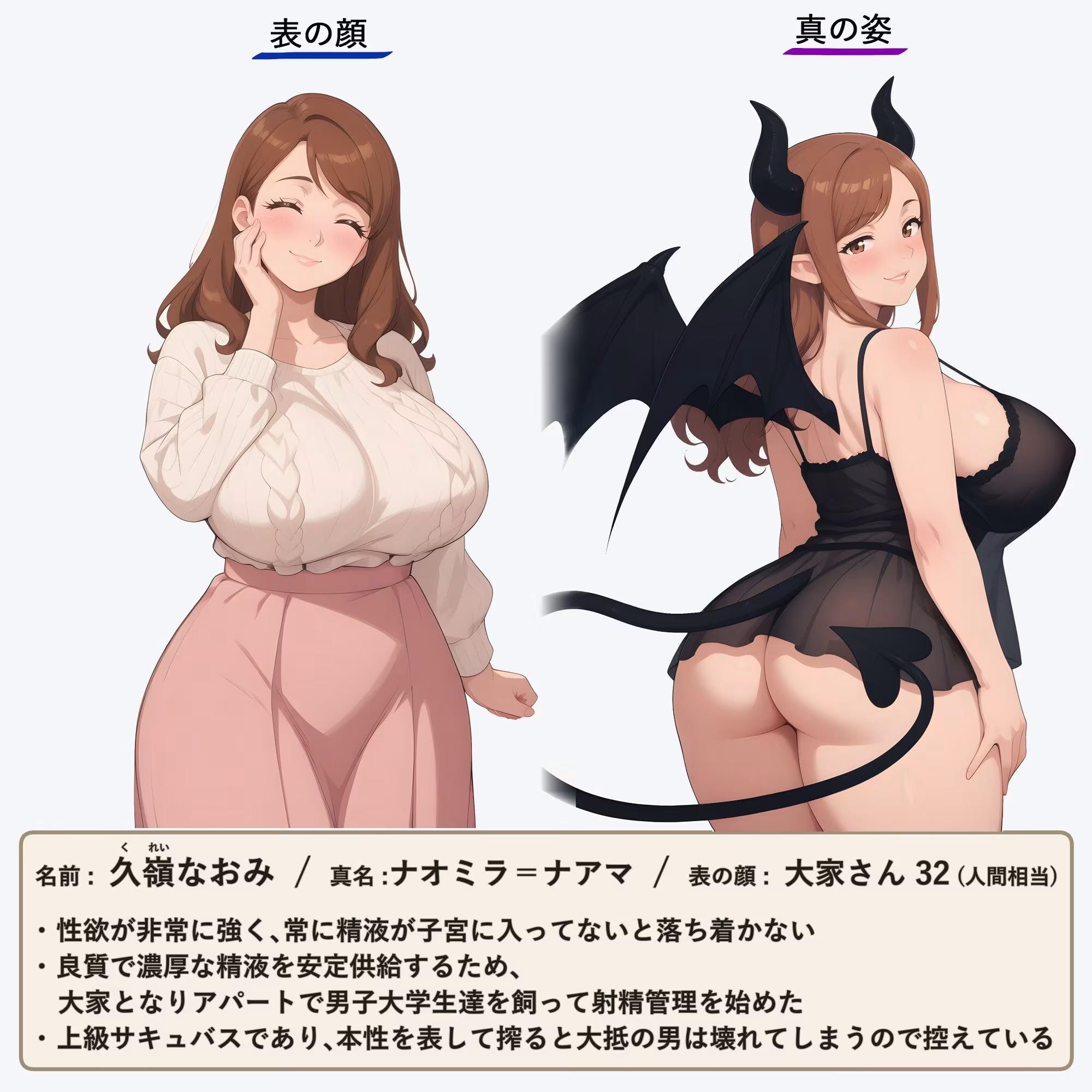 爆乳熟女大家サキュバスの射精管理生活 - 男子大学生を飼って一週間溜めさせた濃厚精液を家賃代わりに搾っちゃう