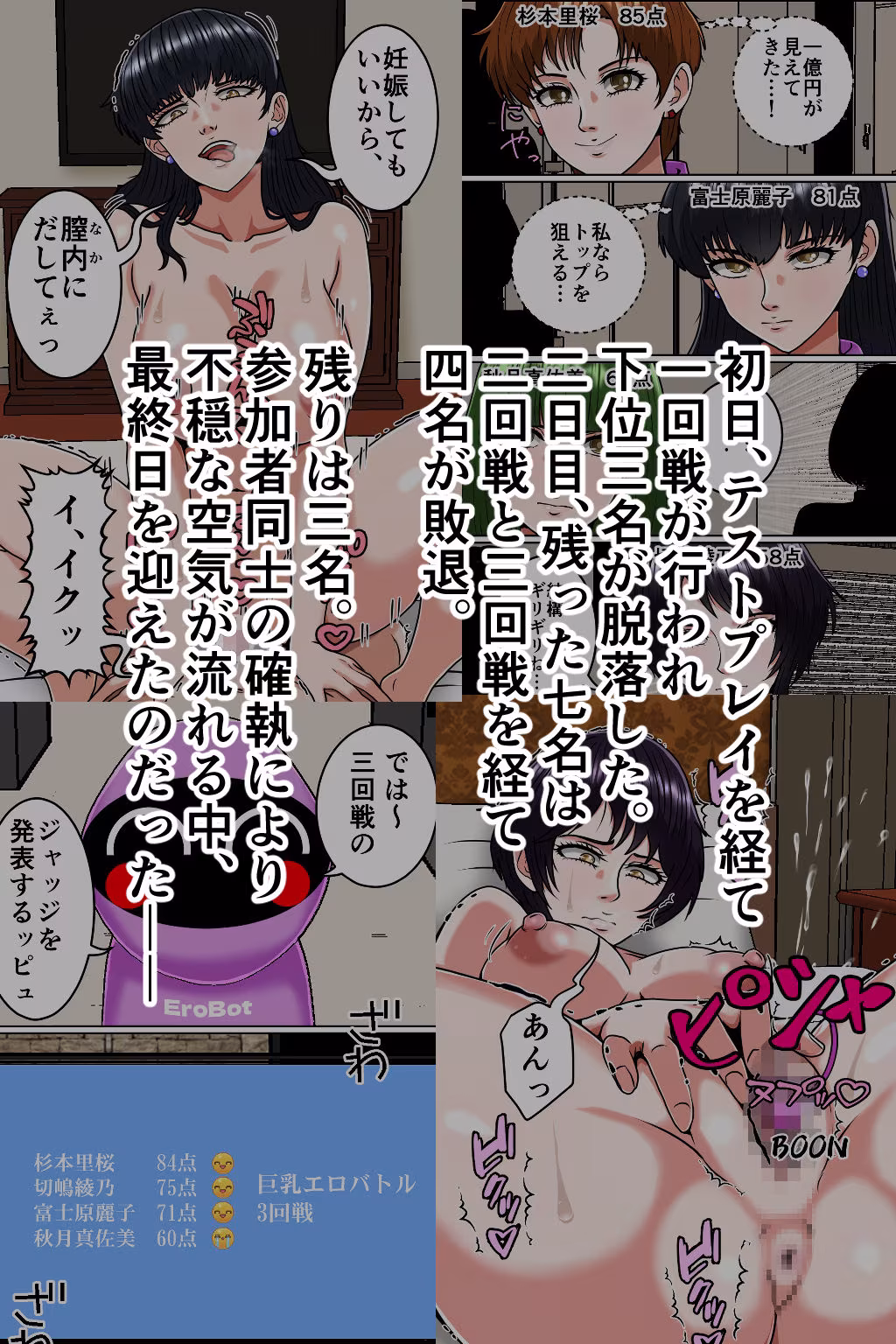 巨乳エロバトル〜1億円を懸けた過激勝負！〜最終日編