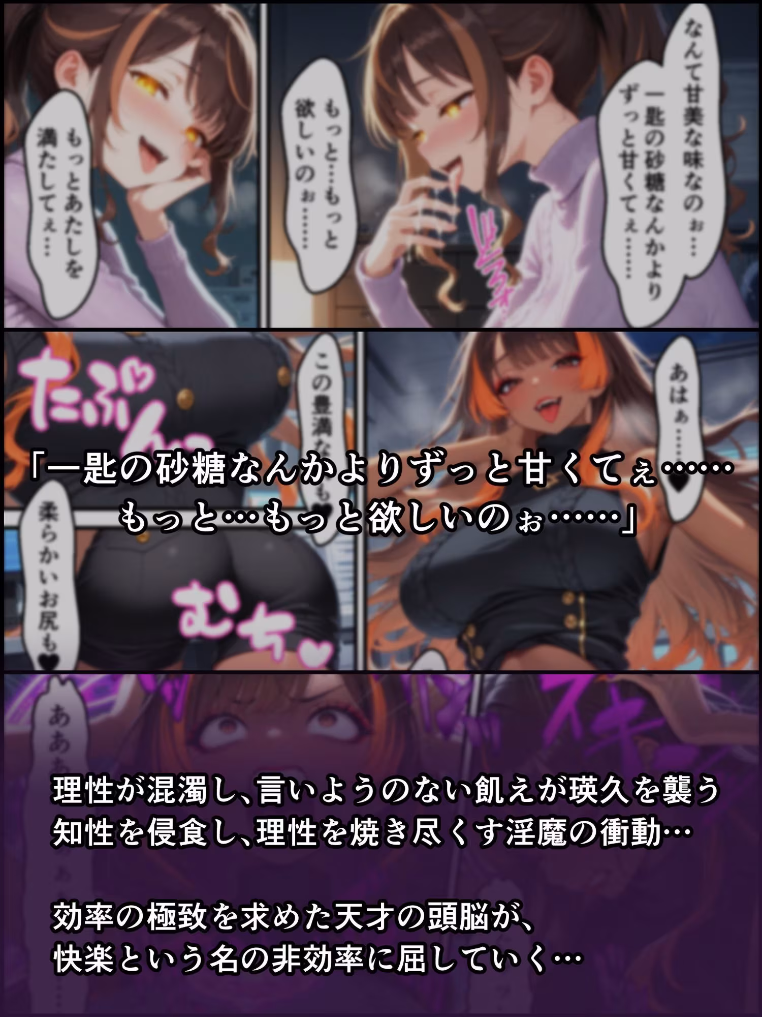 蝕宴のコラプティオ 美人研究者に憑依され美少女に変えられた天才○校生が、オスを喰い漁る黒ギャル淫魔に堕ちるまでの1ヶ月間