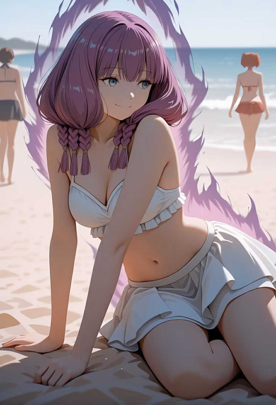 断頭台の魔族、催●ビーチで服従を孕み溶かす完全凌●録 497P