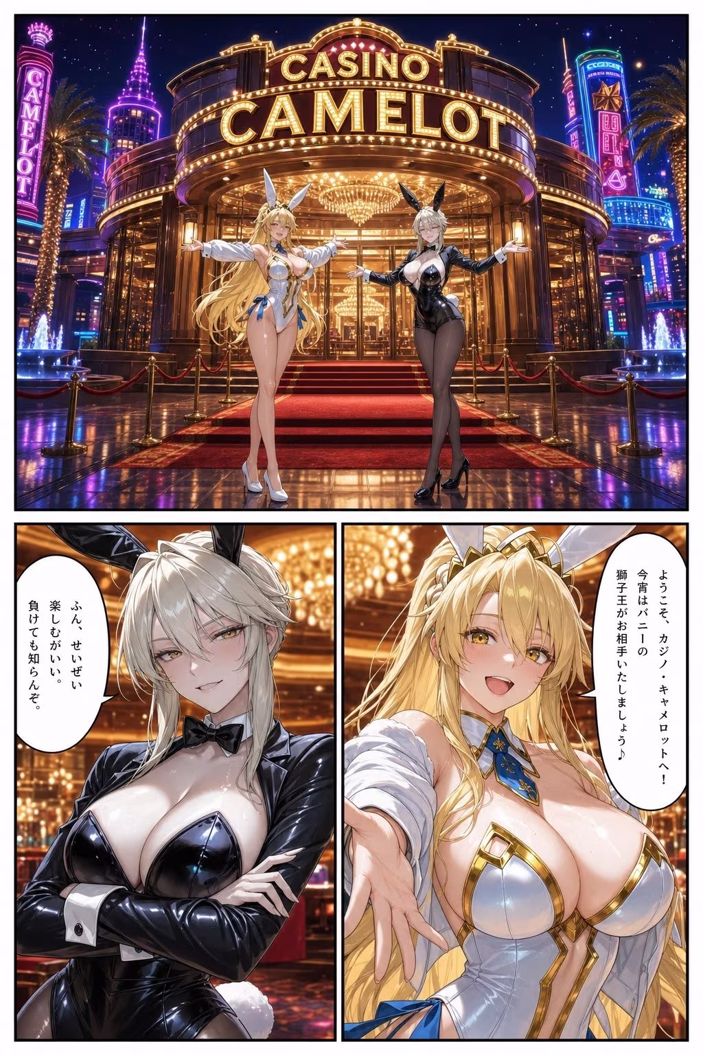 FGO・白黒バニー危機一髪