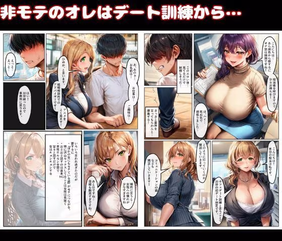 巨乳で人妻の婚活アドバイザーとのデート訓練で童貞奪われた話