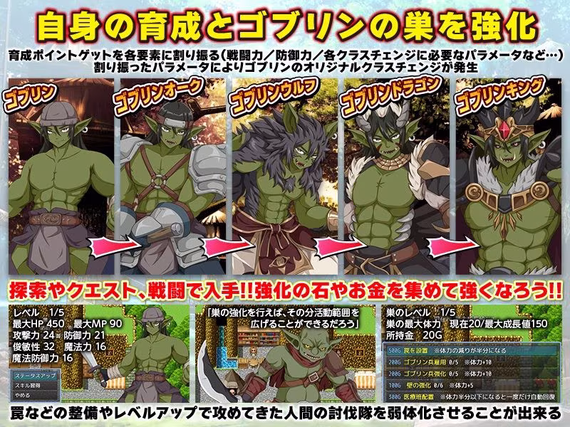 ゴブリンワールド  〜ゴブリン育成オープンワールドSLG〜