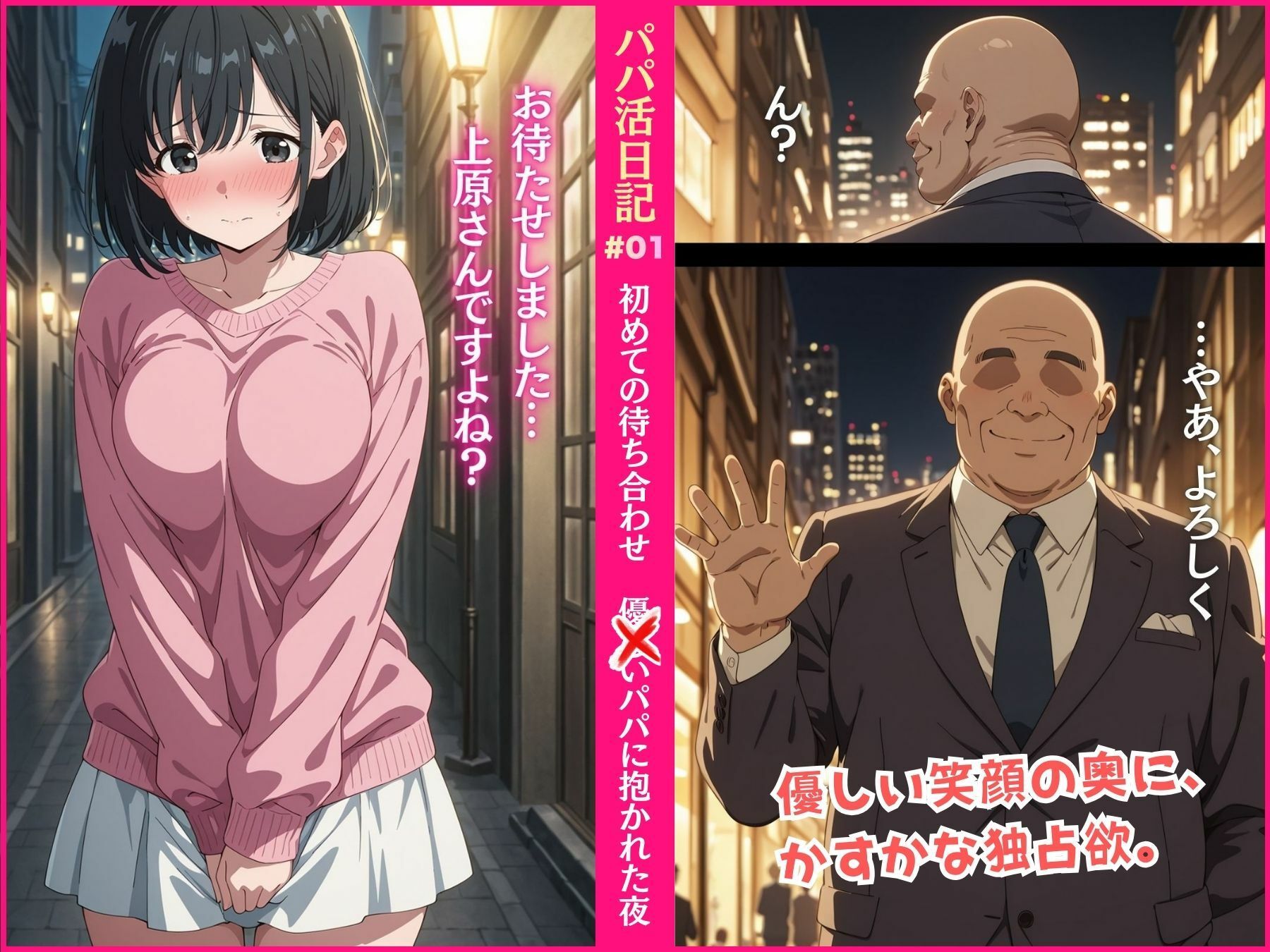 パパ活日記 ＃01 …聞いてないんですけど？