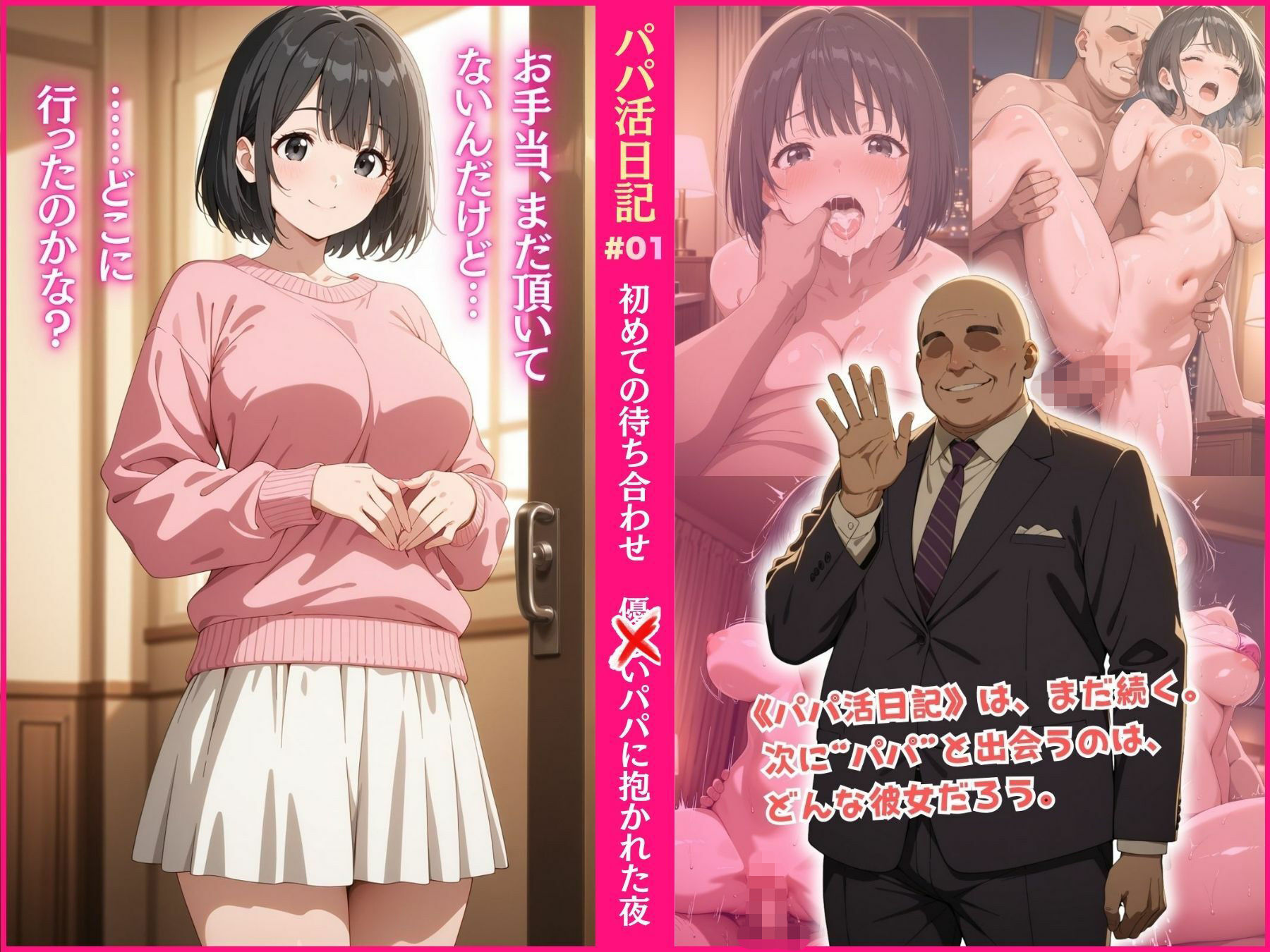 パパ活日記 ＃01 …聞いてないんですけど？