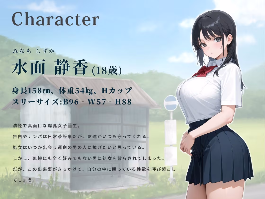 田舎の因習村で何も知らない爆乳清楚JKは夜●いレ〇プで処女を散らす【中出し/快楽堕ち/痴女】