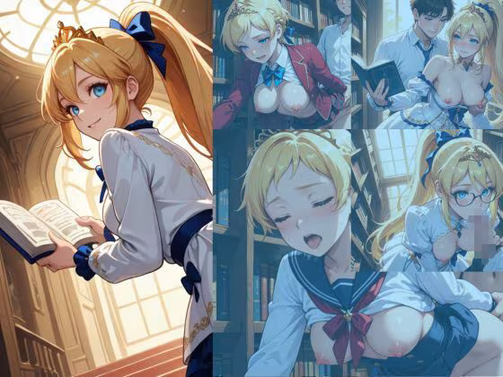 清純プリンセスの図書館・背徳種付け 〜本の香りに包まれて、制服の奥まで〜