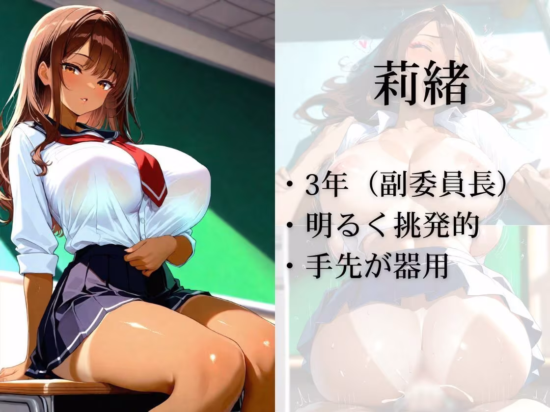 爆乳ばかりの学園祭実行委員 徹夜準備編 〜夜の校舎で先輩たちと抜け出して種付けしまくった話〜