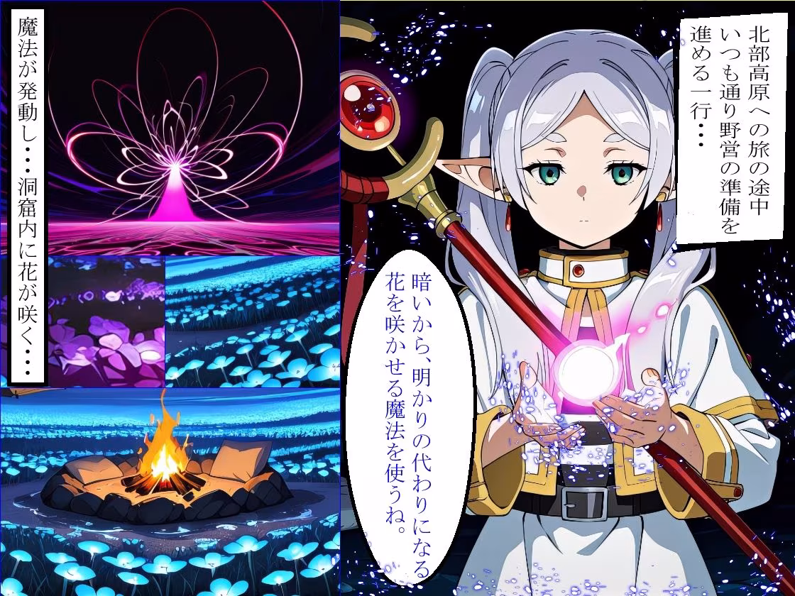 【秘められた本能】禁忌の魔導花で理性が溶けた師弟:バニー・メイド・牛衣装で肉棒を貪るフリー〇ンとフェ〇ンの変貌記録（全359枚）