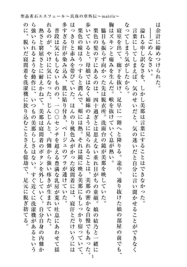 聖晶希石エスフェール〜真珠の章外伝〜matrix〜