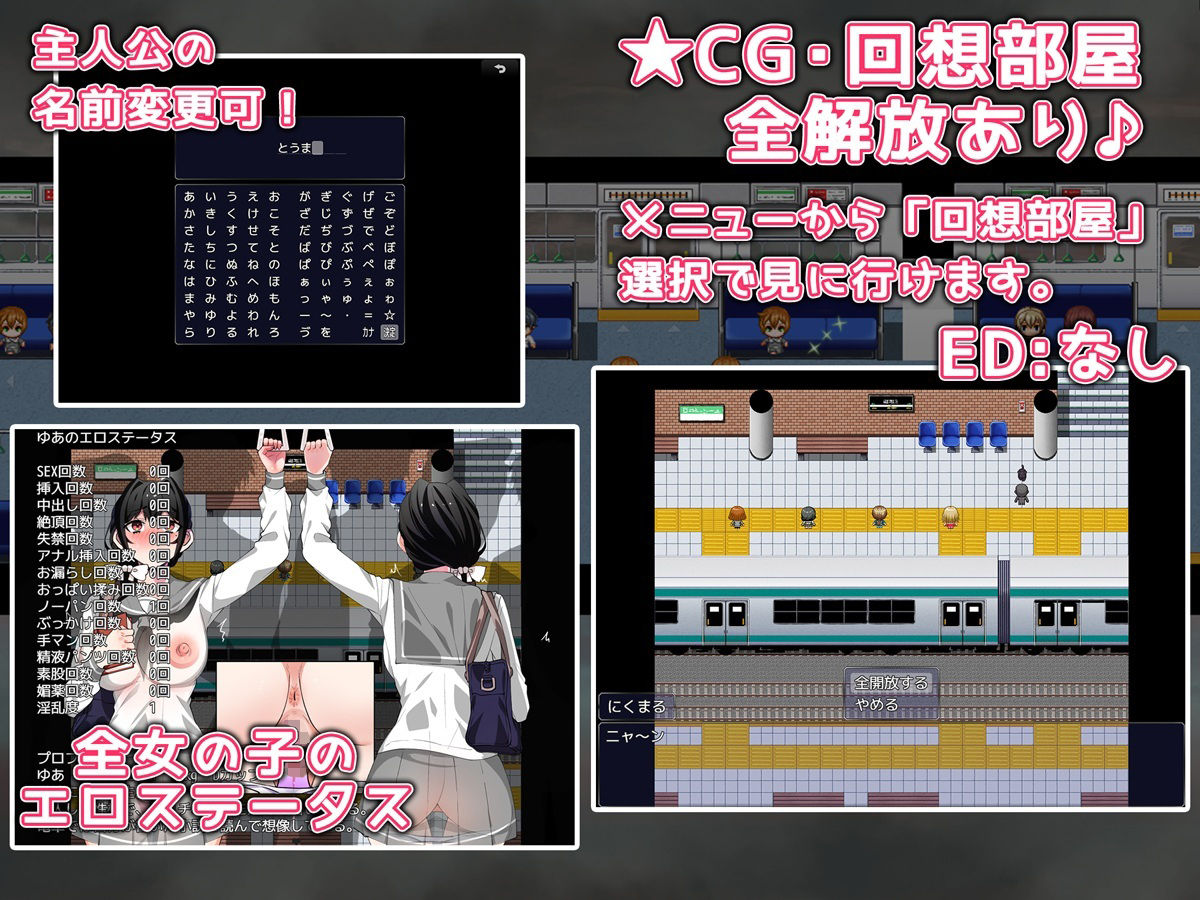 お触り電車 〜見えない手と快感〜