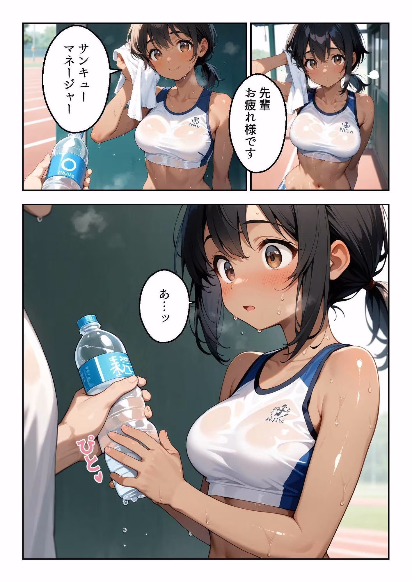 セックスしないと死ぬ（嘘）。〜陸上部エースの先輩、猛暑の密室で熱暴走〜