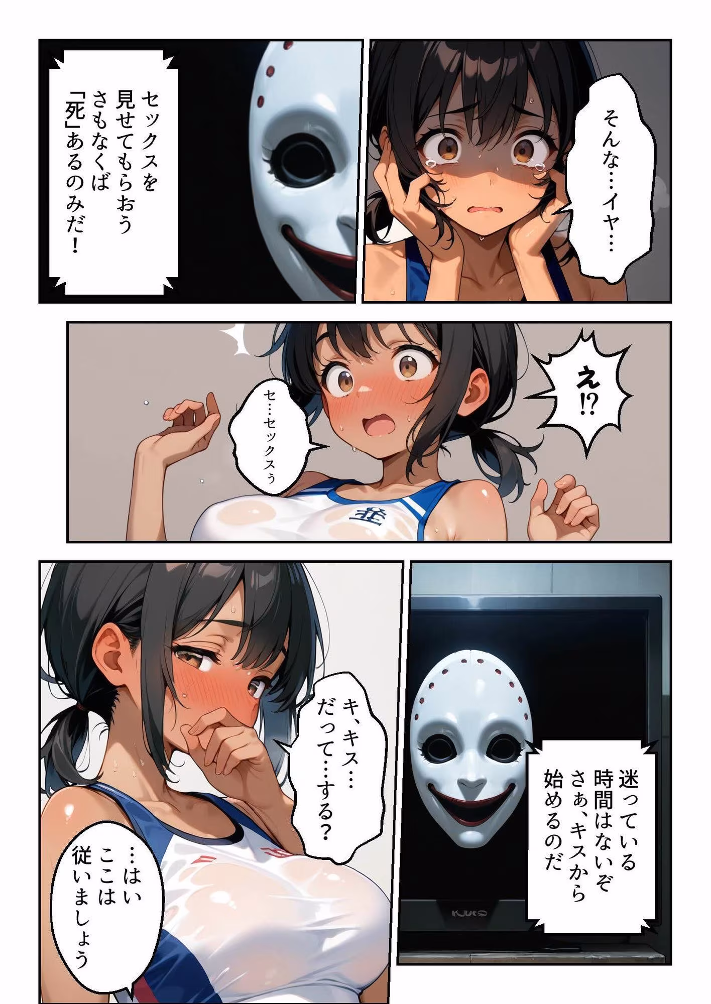 セックスしないと死ぬ（嘘）。〜陸上部エースの先輩、猛暑の密室で熱暴走〜