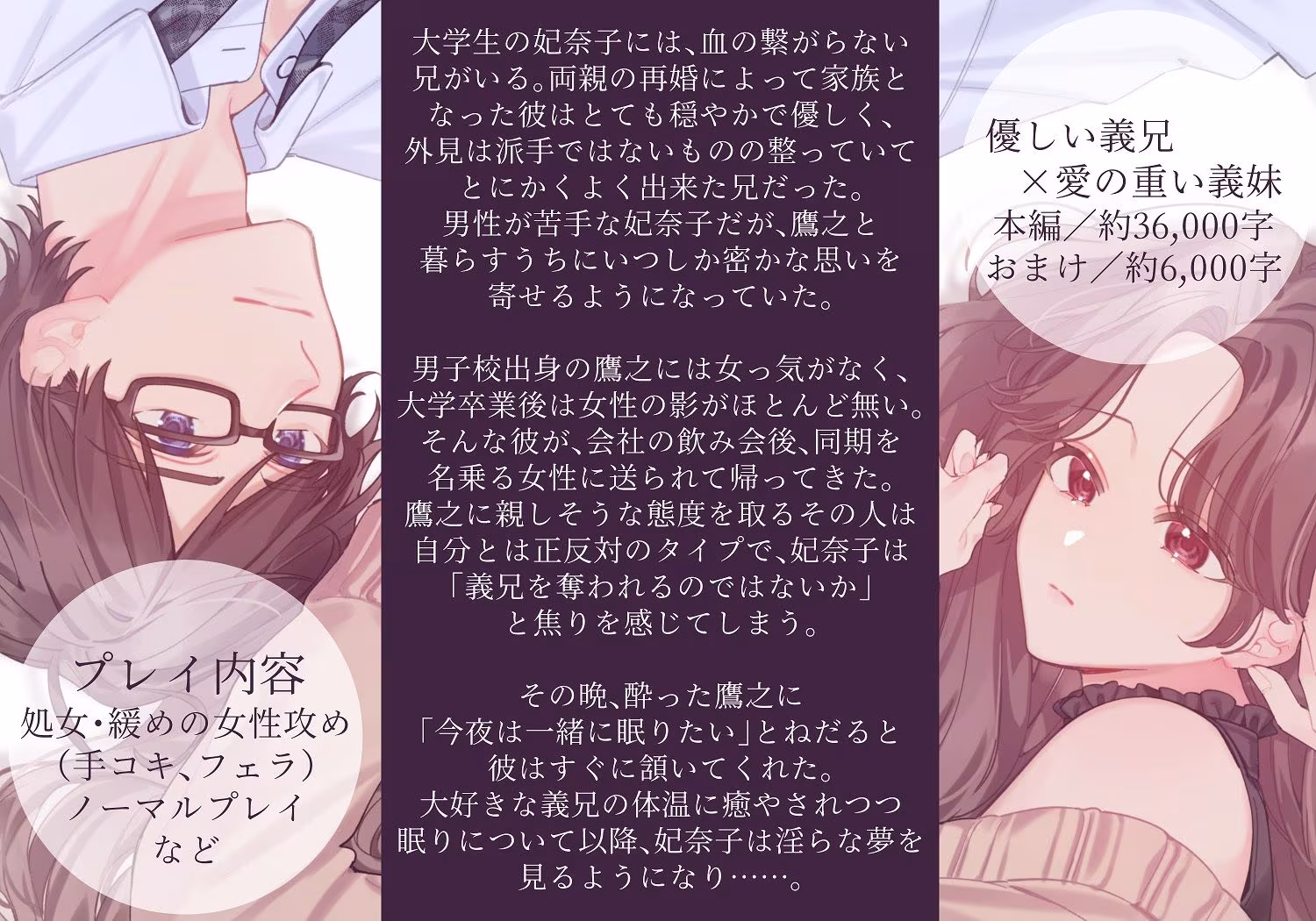 鷹と雛 〜以前から想いを寄せていた義兄と夢の中で××していたと思ったら、実は現実だった話〜