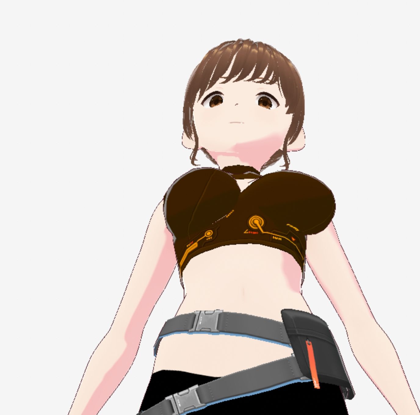戦ってるようなファッションブラの巨乳美女（セリフなし  3DCGモデル  イラスト集）