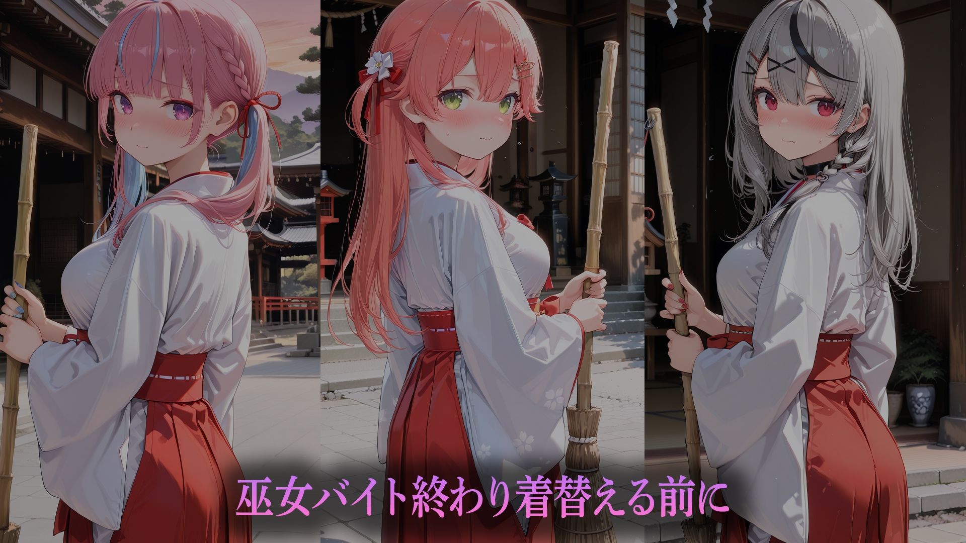 巫女バイト彼女（はーと）〜バイト終わりに神社で密会〜    （ホ●ライブバージョン）