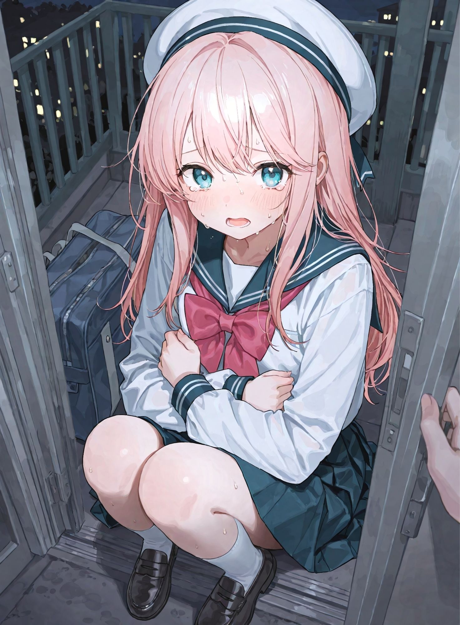 【348枚】外で泣いていた家出ピンク髪少女を家に招いたら好かれた件