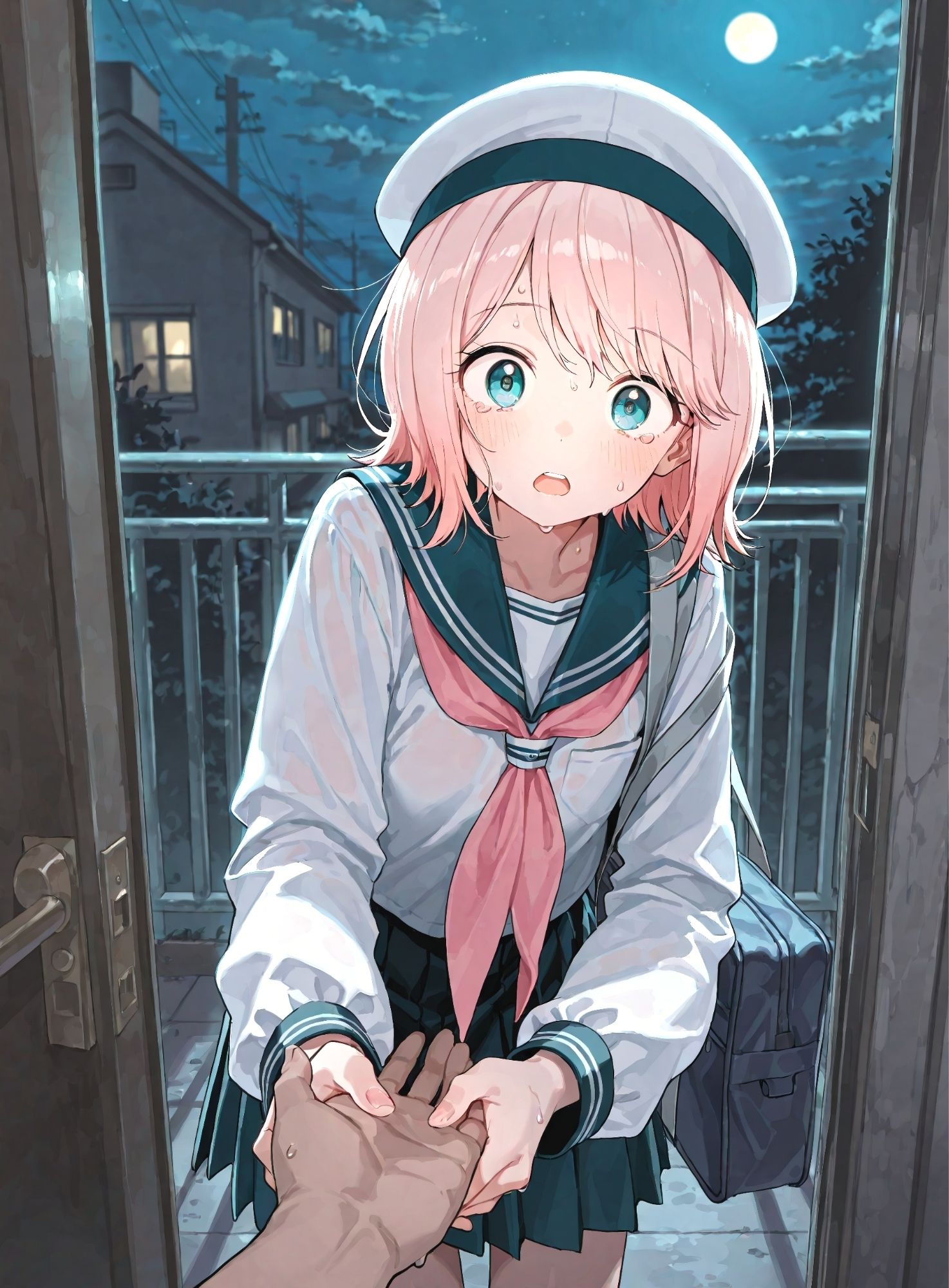 【348枚】外で泣いていた家出ピンク髪少女を家に招いたら好かれた件