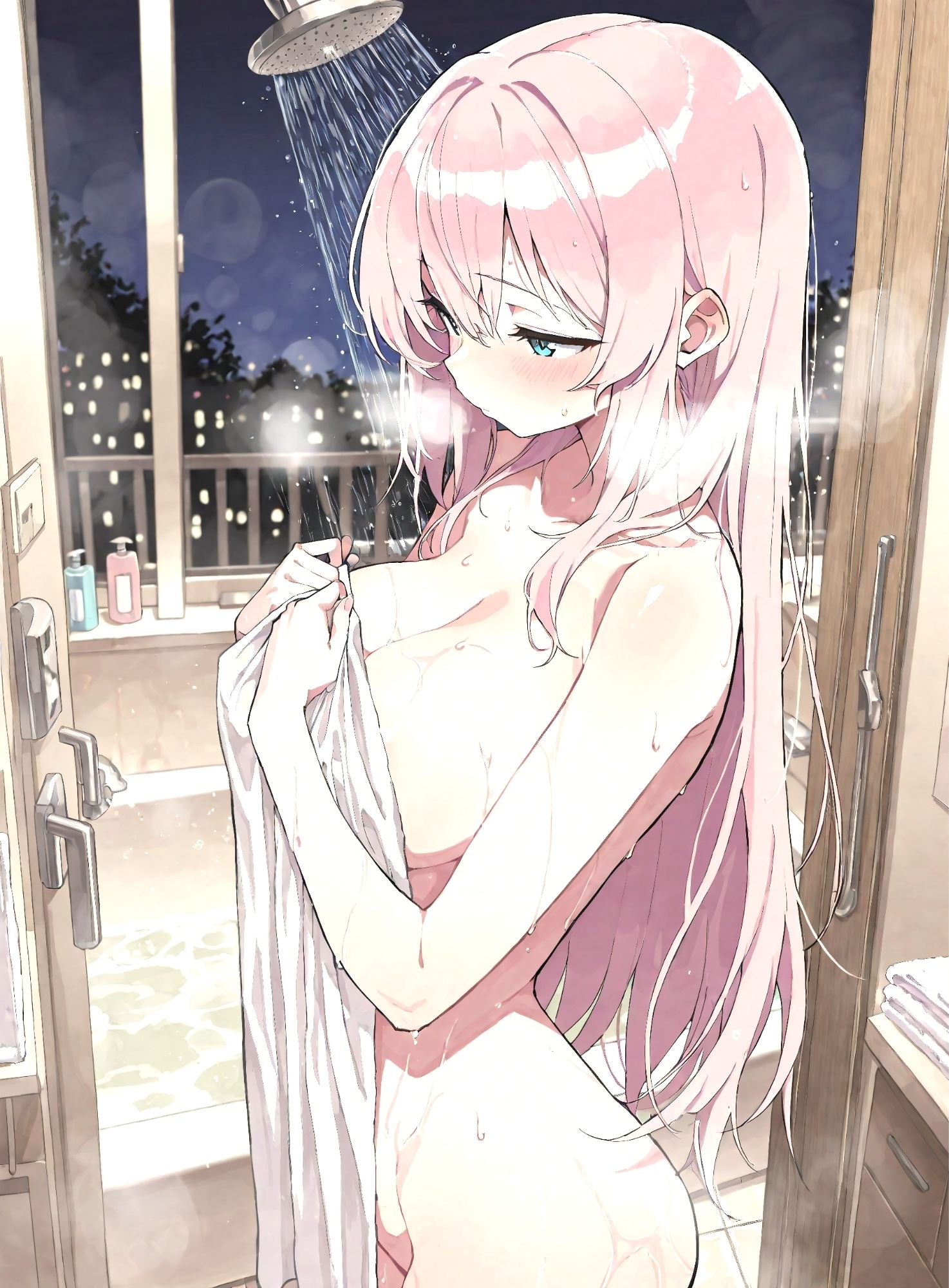 【348枚】外で泣いていた家出ピンク髪少女を家に招いたら好かれた件