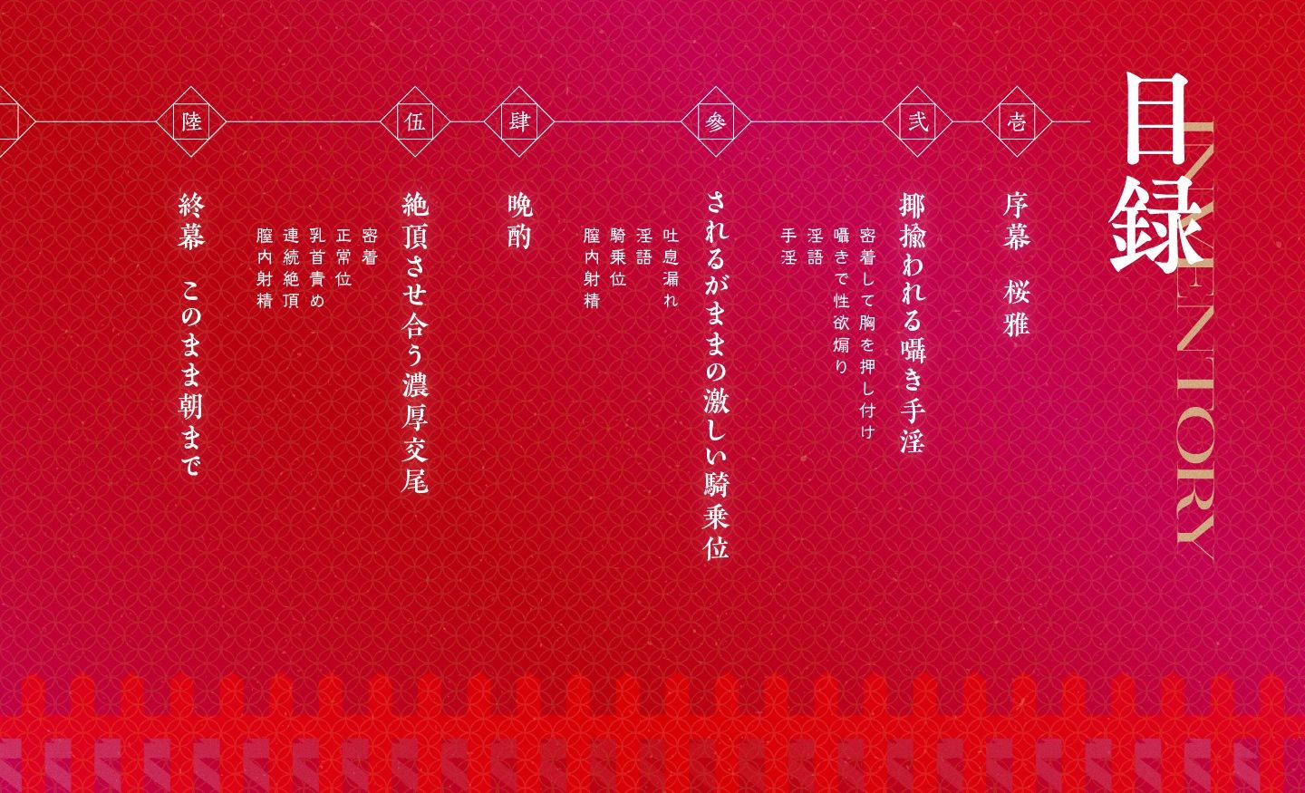 遊郭鬼譚 桜雅編 〜姉御肌で煽り上手な鬼の遊女との一夜〜