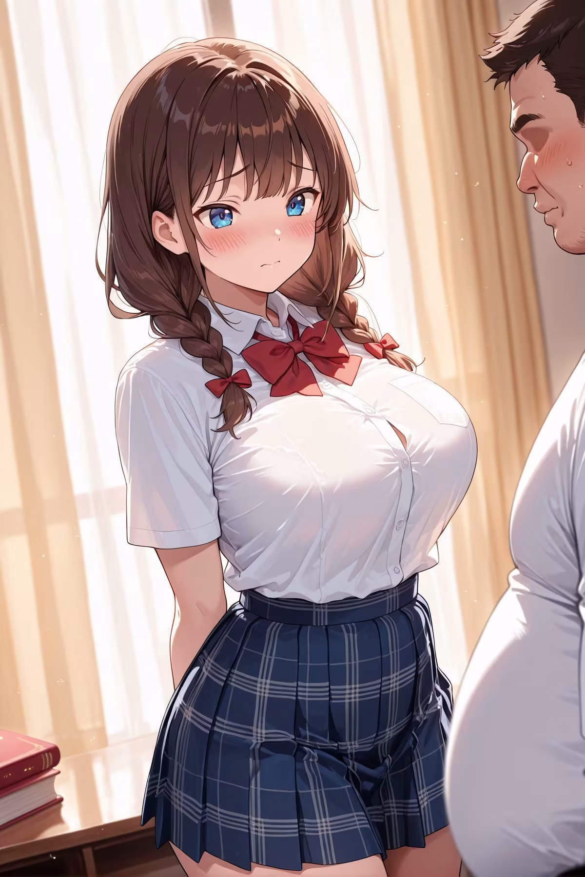 女子校生メス堕ち 〜大人しそうな茶髪女子に種付け性指導編〜