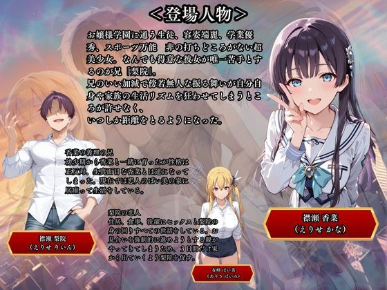 チャラ兄とマジメ義妹が人格入替してキセキの中出しセックする話 Part1