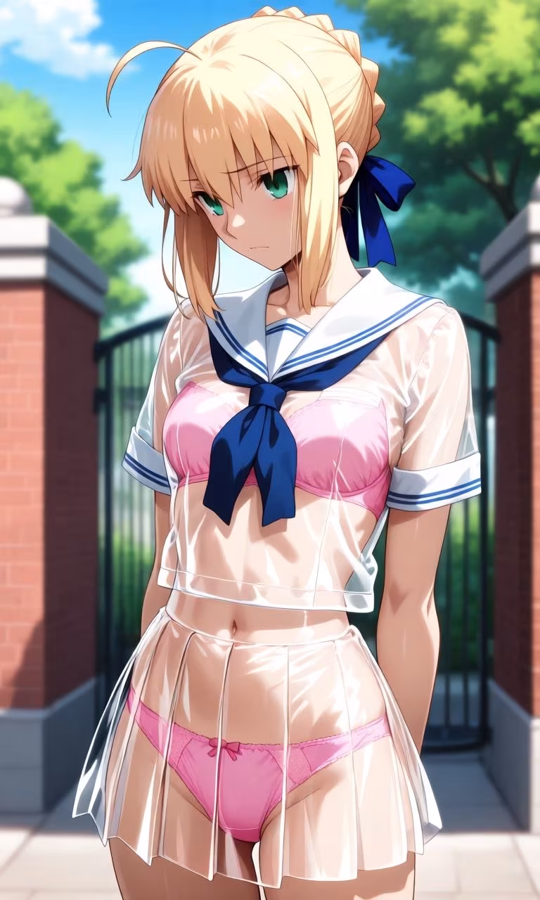 セ〇バー  スケスケセーラー服でHな日常
