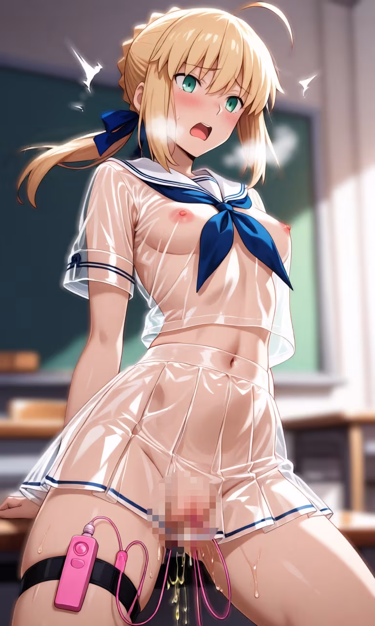 セ〇バー  スケスケセーラー服でHな日常