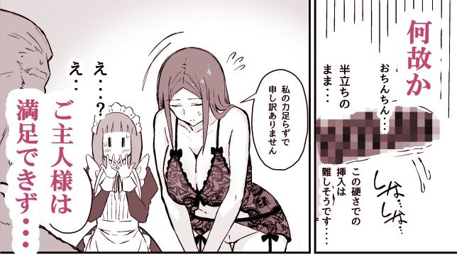 憧れの先輩メイド長の夜伽を見学